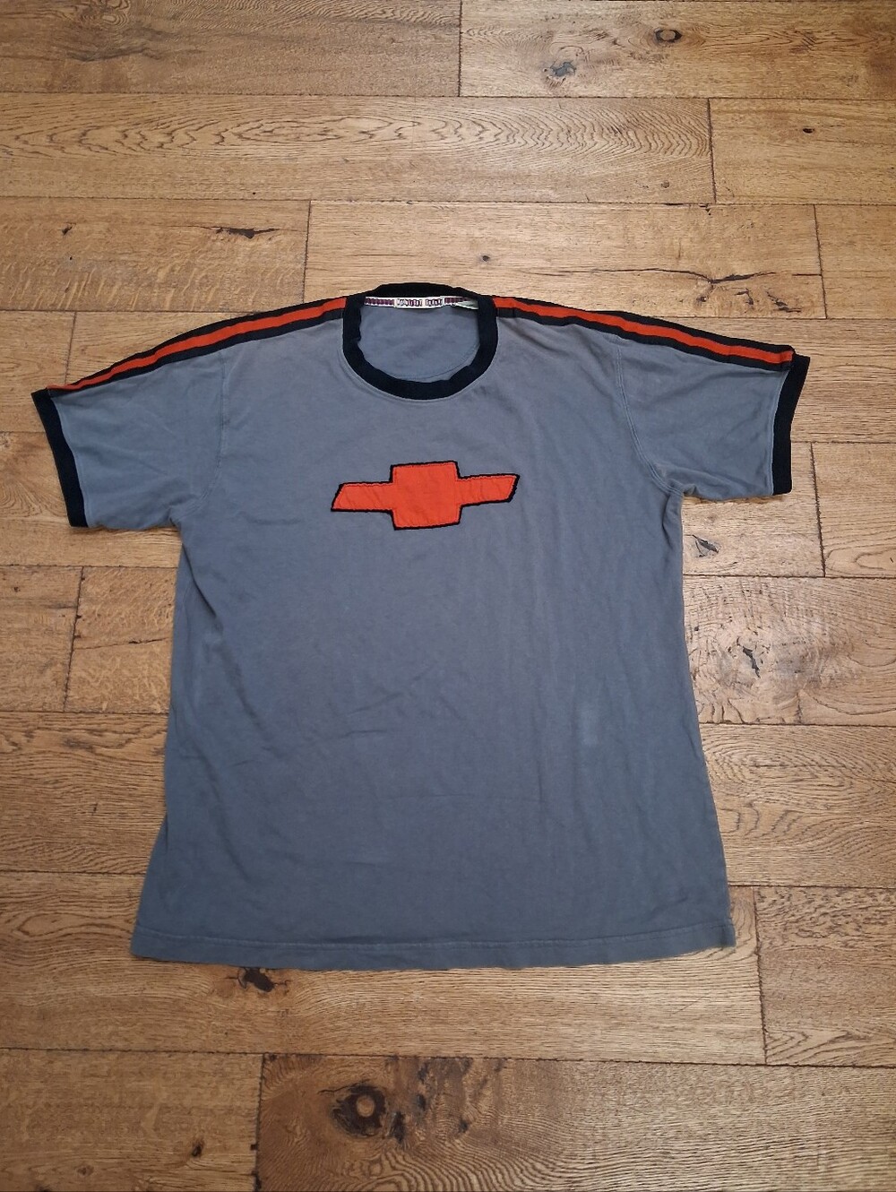 Vintage Moonlight Graham Chevrolet Stitched Ringer T Shirt Men's XL RARE